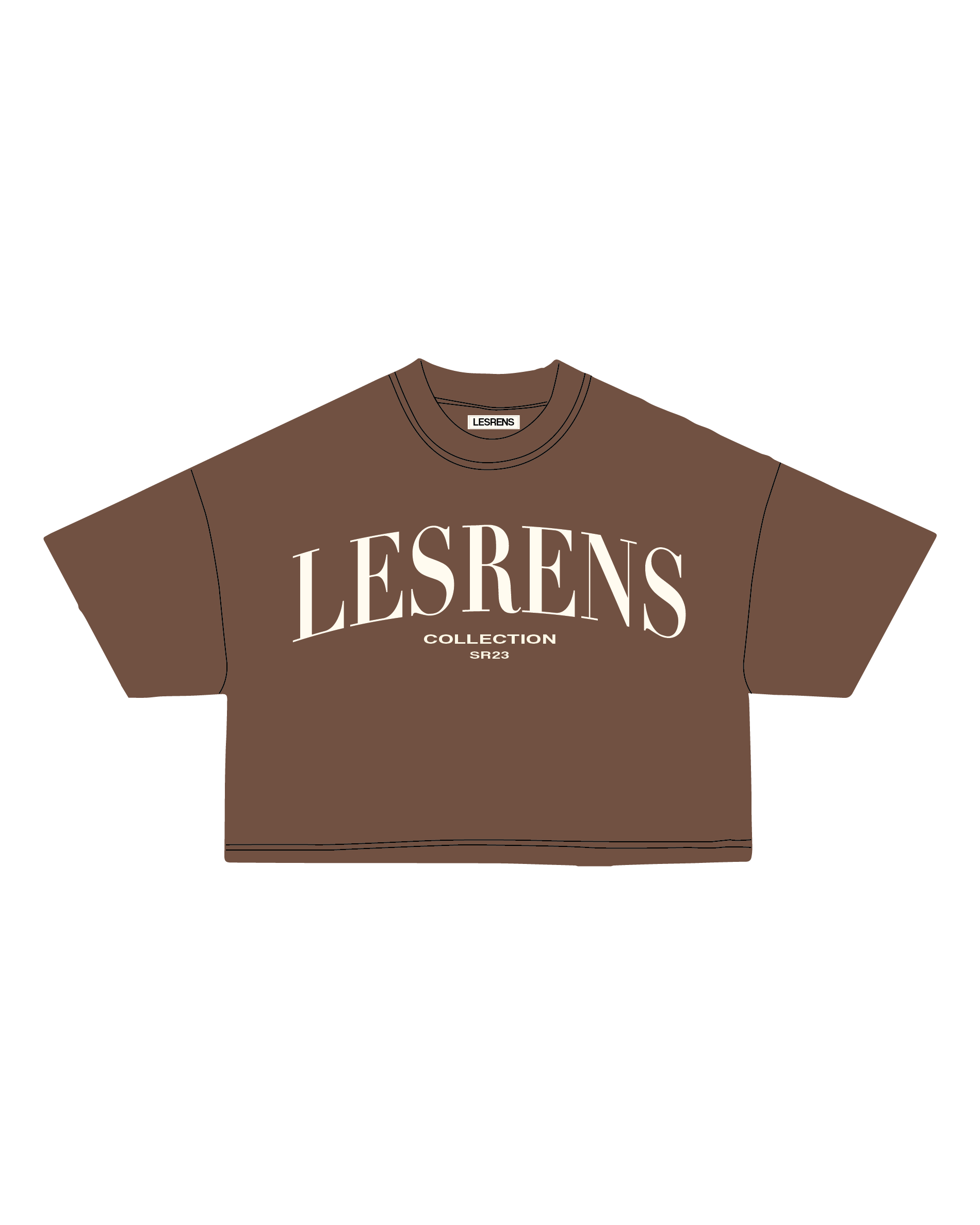 Brown Crop Top