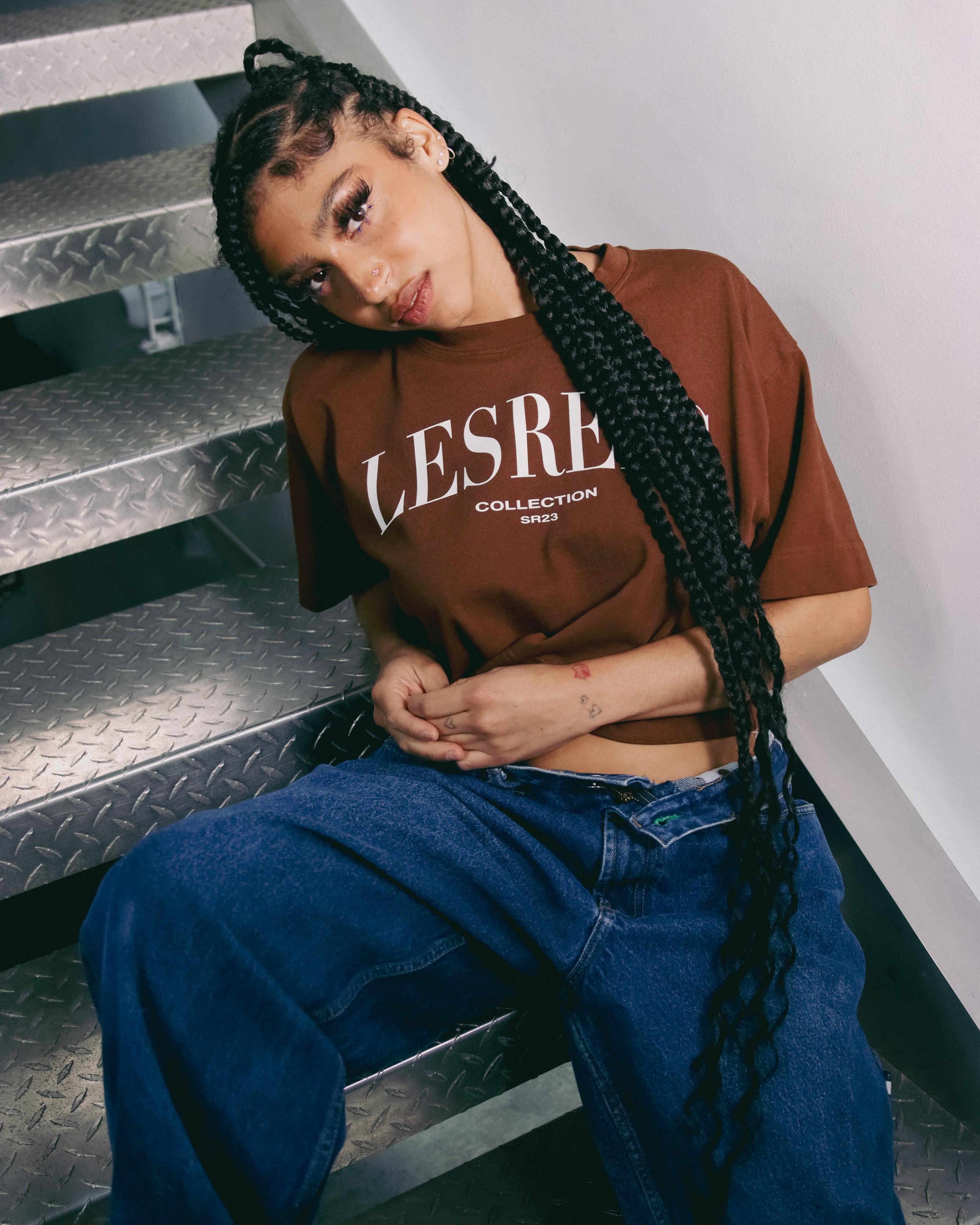 Brown Crop Top