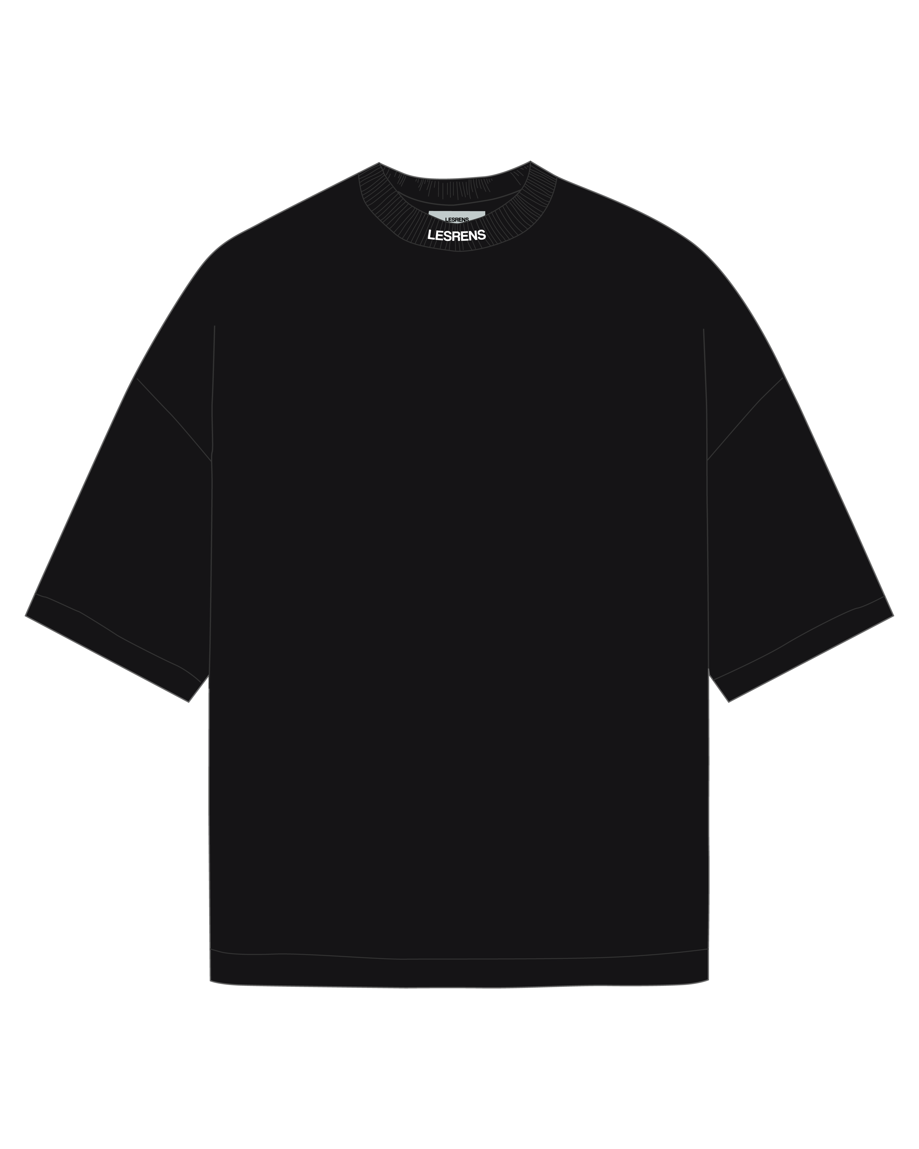 High Collar Tee - Signature